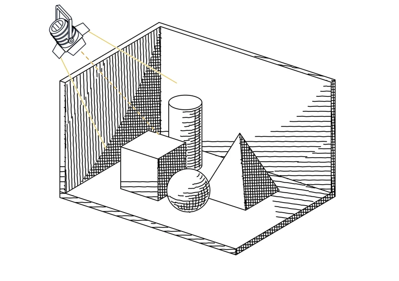 Without cast shadows