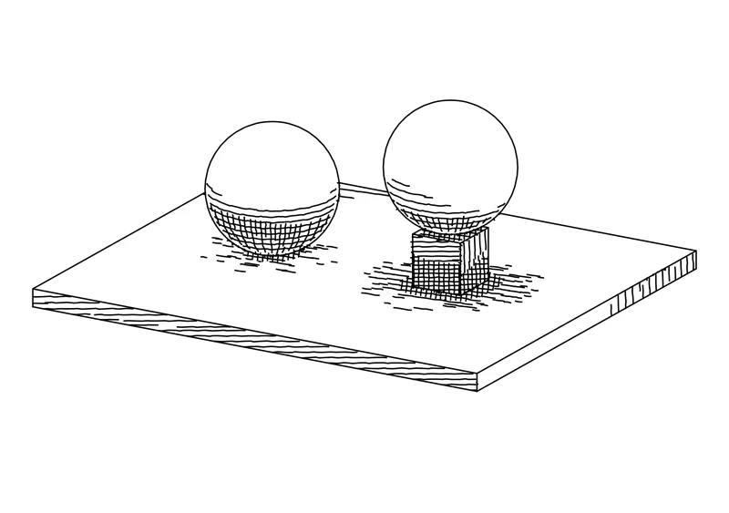Contact / Floor and cube support